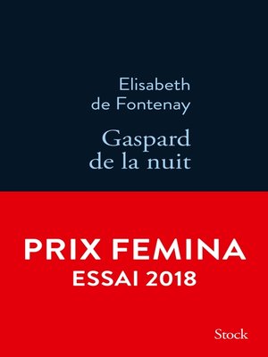 cover image of Gaspard de la nuit. Autobiogaphie de mon frère